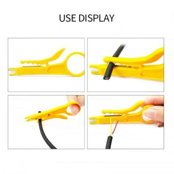 Mini Wire Stripper Cutter Impact Punch Down Tool 110 Blade For Patch Cord 1Pcs