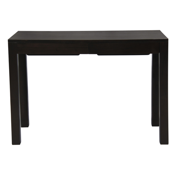 Centrum Furniture Amsterdam Solid Mahogany Timber 2 Drawer Desk (Chocolate) Home Office Desks