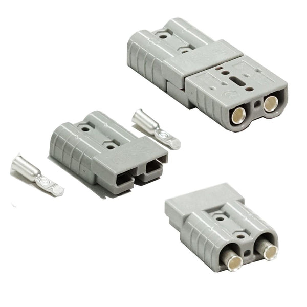 20X Anderson Style Plug Connector 50Amp Trailer Solar 6Awg Grey Trailer Parts