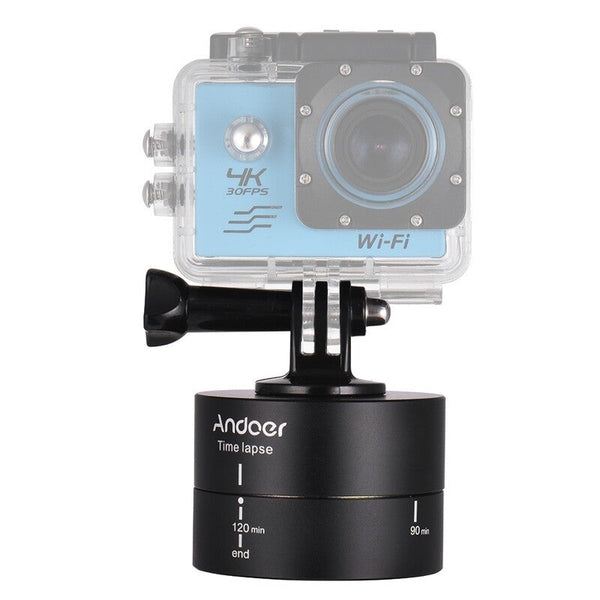 120 Minutes 360 Degrees Panning Auto Rotation Time Lapse Tripod Head Tripod Heads