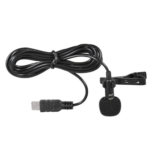 150Cm Professional Mini Usb Omni Directional Stereo Mic Microphone With Collar Clip For Gopro Hero 3 4 Microphones