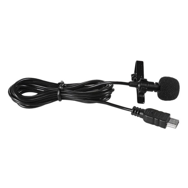 150Cm Professional Mini Usb Omni Directional Stereo Mic Microphone With Collar Clip For Gopro Hero 3 4 Microphones