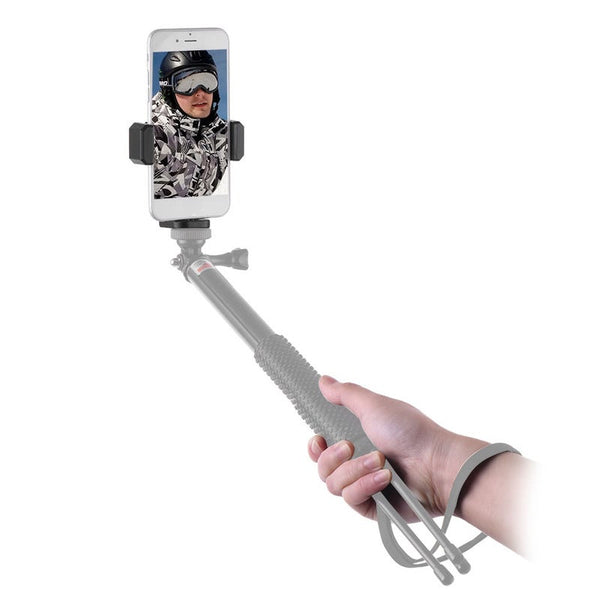 Adjuatable Smartphone Clip Holder Clamp Bracket Plastic With 1 4 Black Mounts & Holders