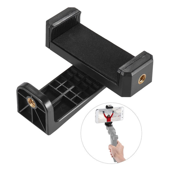 Adjuatable Smartphone Clip Holder Clamp Bracket Plastic With 1 4 Black Mounts & Holders