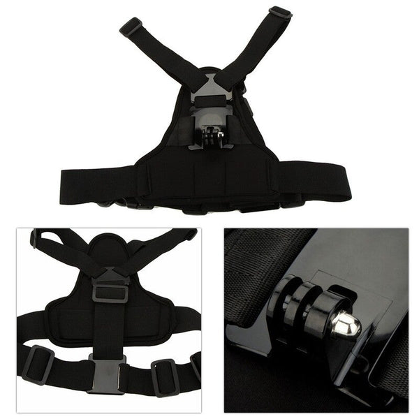 Elastic Body Harness Chest Strap Mount Band Belt Accessory For Sport Camera Gopro Hero 4 3 2 1 Straps & Hand Grips