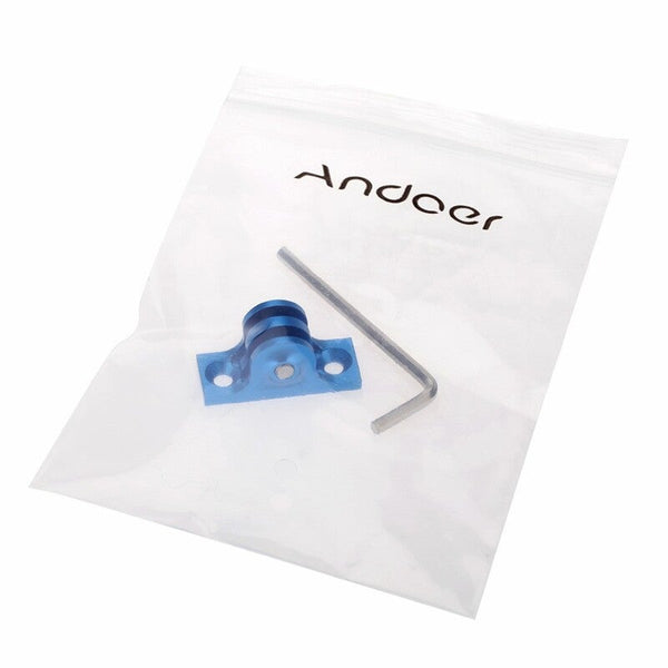 Cnc Aluminium Flat Bottom Adapter Mount Screw Tool For Gopro Hero 1 2 3 4 Blau Other Cameras Accessories