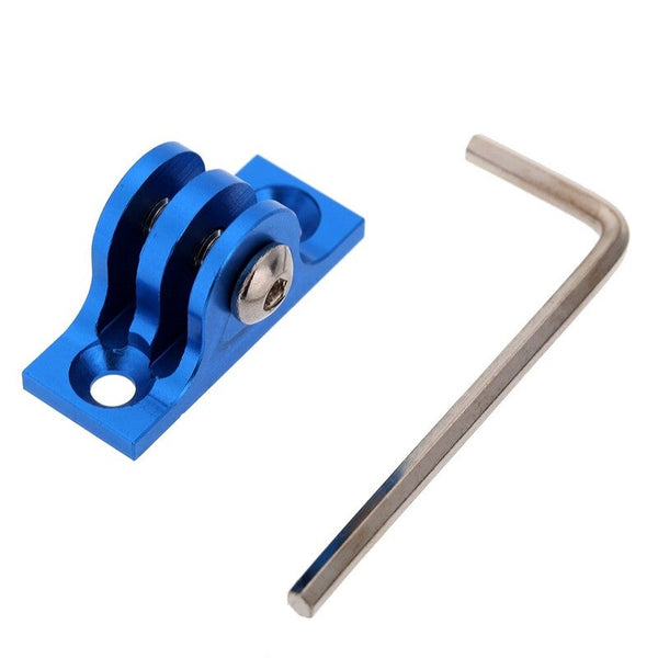 Cnc Aluminium Flat Bottom Adapter Mount Screw Tool For Gopro Hero 1 2 3 4 Blau Other Cameras Accessories