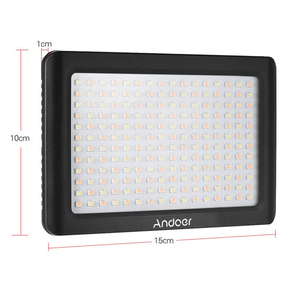 Mini Dimmable Studio Video Photography Led Light Panel Lamp 3200K 6000K 192Pcs Beads For Canon Nikon Dslr Camera Dv Camcorder Black Light Bulbs & Tube