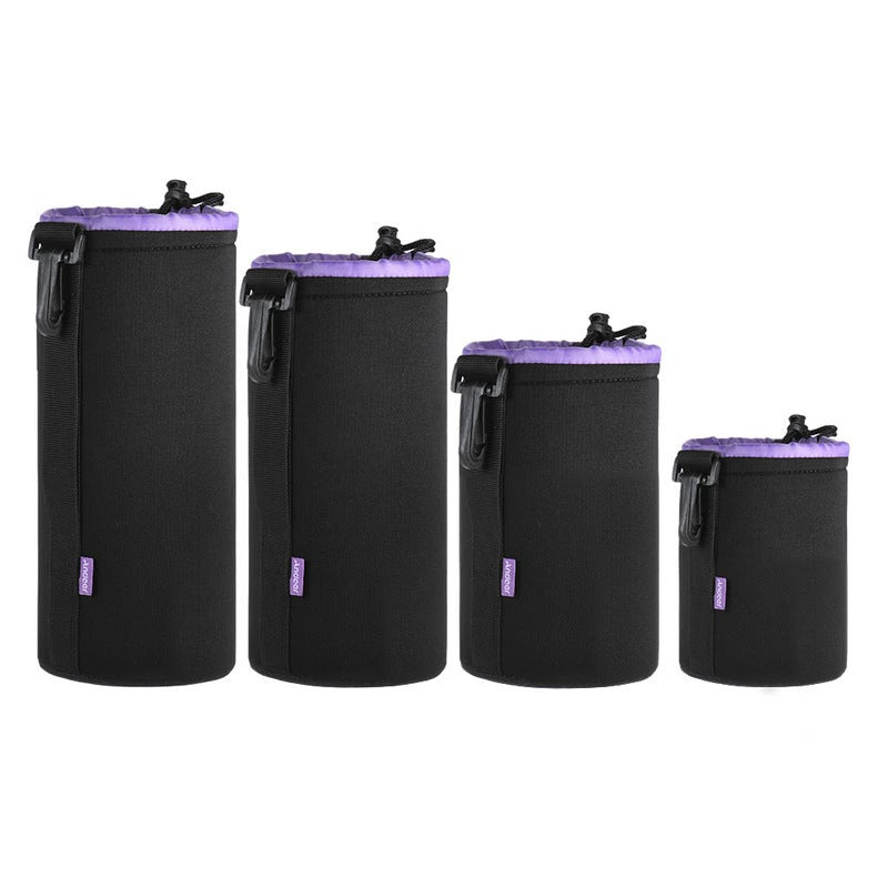 Shockproof Water Resistant Dslr Lens Pouch Kitsmlxl For Canon Nikon Sony Tamron 4 Lenses