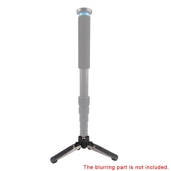 Universal Three Foot Support Stand Monopod Base For Tripod Head Dslr Cameras 3 8 Tripods & Monopods