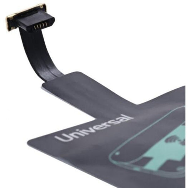 Android Devices Wireless Charger Receiver Wide Top Narrow Bottom Type Black Chargers & Cradles