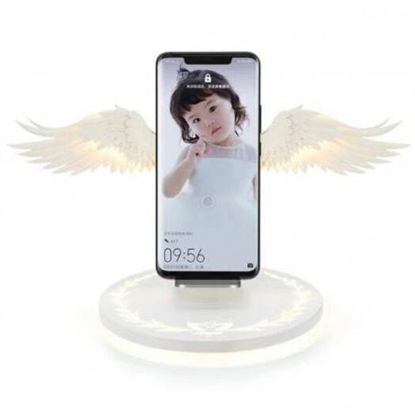 Angel Wings Shape Wireless Charger 10W White Chargers & Cradles