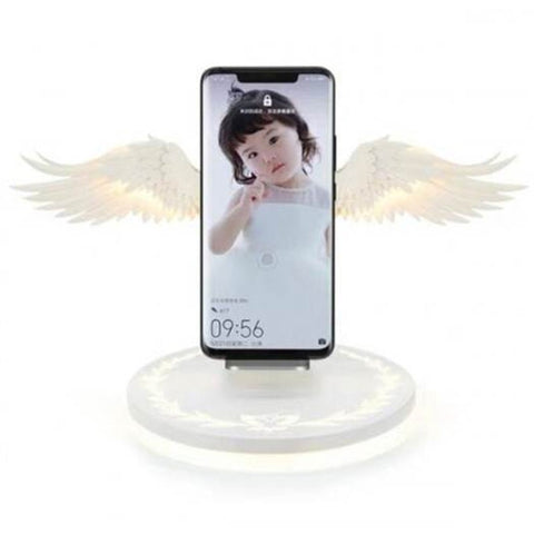 Angel Wings Shape Wireless Charger 10W White Chargers & Cradles