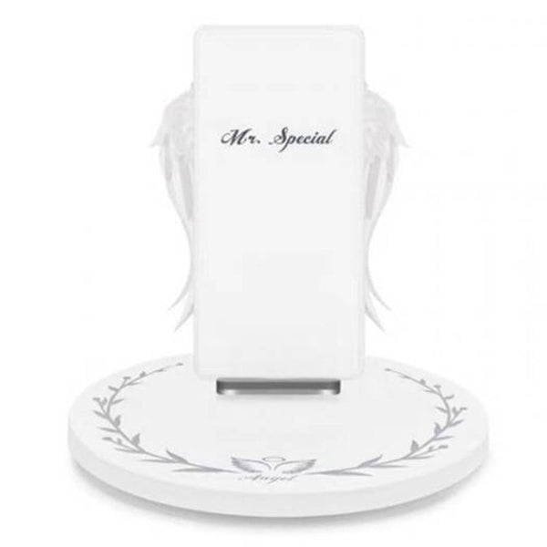 Angel Wings Shape Wireless Charger 10W White Chargers & Cradles