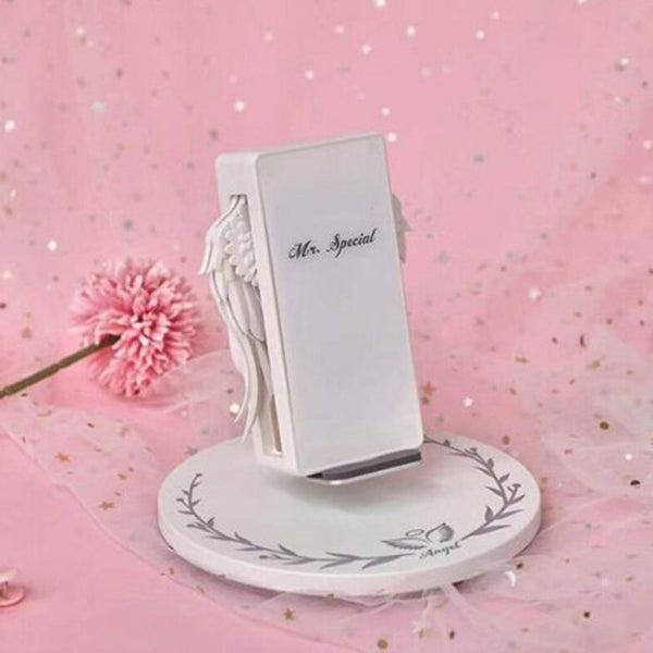 Angel Wings Shape Wireless Charger 10W White Chargers & Cradles