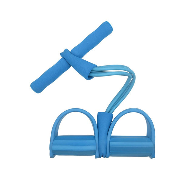 4 Resistance Bands Fitness Elastic Pull Ropes Exerciser Gym Sports Resistance Trainers