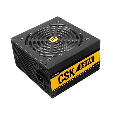 Antec Csk550 80+ Bronze 550W, Up To 88% Efficiency, Flat Cables, 120Mm Silent Fans, Continuous Power Psu, Aq3