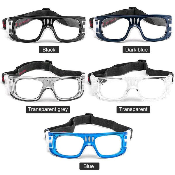 Anti Fog Basketball Protective Glasses Sports Safety Goggles Grey