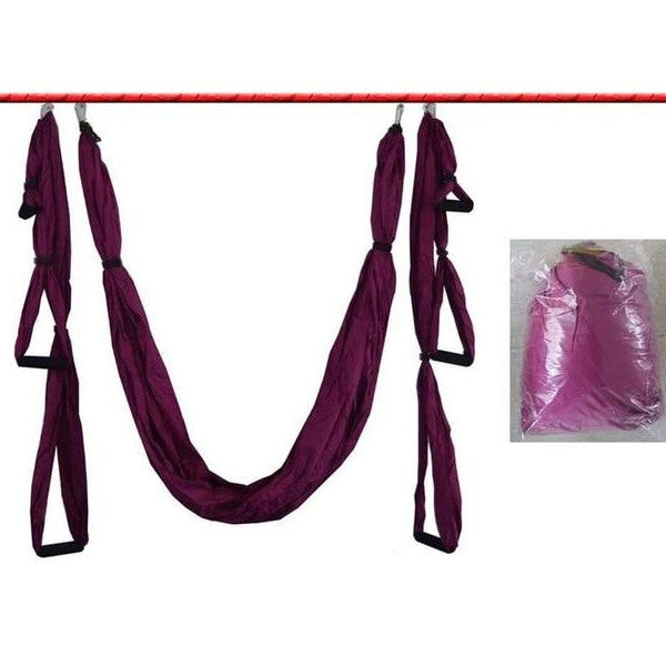 Anti Gravity Aerial Yoga Hammock Hanging Belt Swing Trapeze Home Gym Fitness Exercises Yoga Props