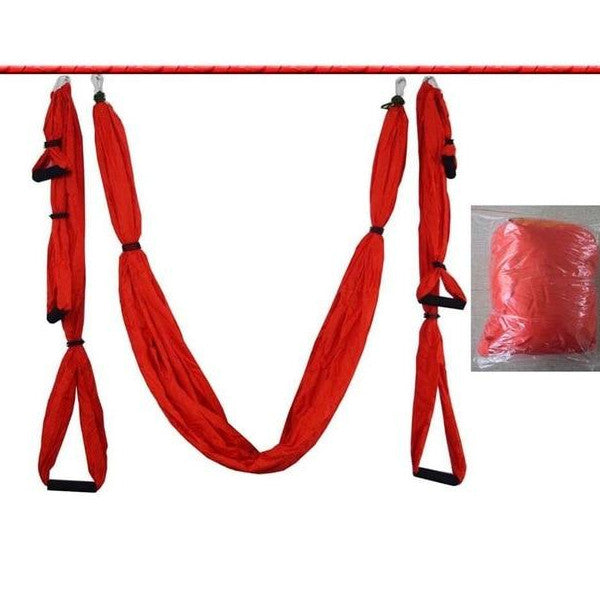Anti Gravity Aerial Yoga Hammock Hanging Belt Swing Trapeze Home Gym Fitness Exercises Yoga Props