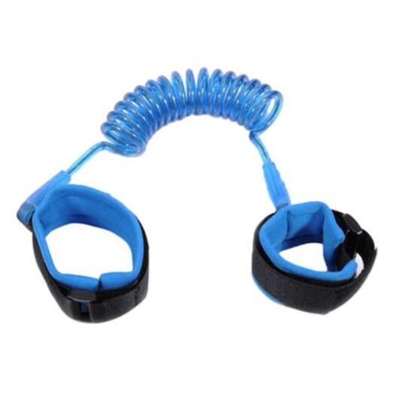 Anti Lost Wrist Link / Band Safety Harness Soft Cuff Secure Blue Toddler Safety Harnesses