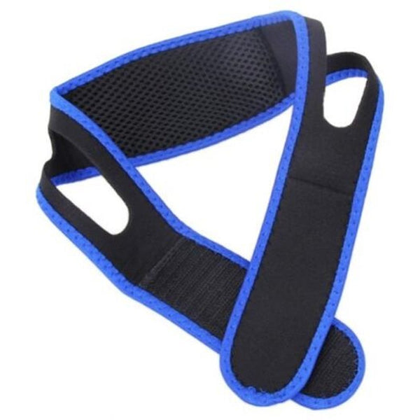 Anti Snore Belt Chin Strap Snoring Stopper Guard Black Chin Straps