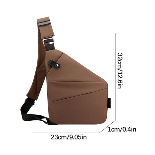 Anti Theft Ultra Thin Shoulder Bag Compatible With Perfect Coffee Women's Bags & Handbags