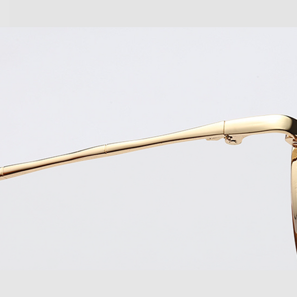 Anti Blue Light Ray Glasses Cat Ear Metal Frame Men Women Gold Eyeglass Frames