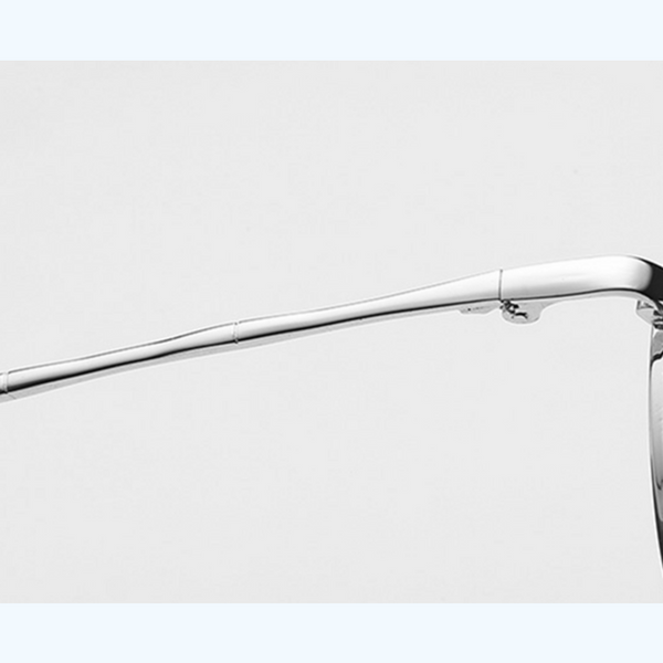 Anti Blue Light Ray Glasses Cat Ear Metal Frame Men Women Silver Black Eyeglass Frames