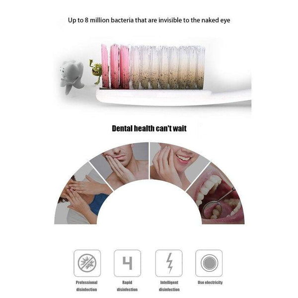 Toothbrush Holders 3 In 1 Uv Sterilizer Automatic Toothpaste Squeezer Tumblers & Toothbrush Holders