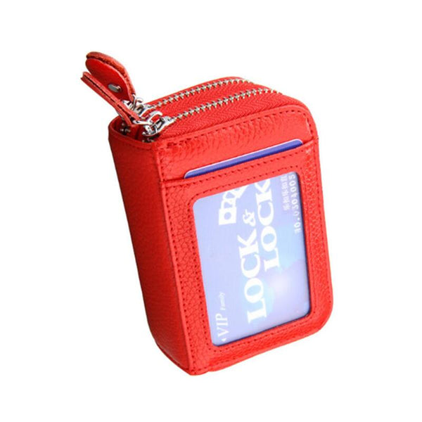 Anti Magnetic Organ Card Case Holder Rfid Coin Purse Credit Wallet Wallets