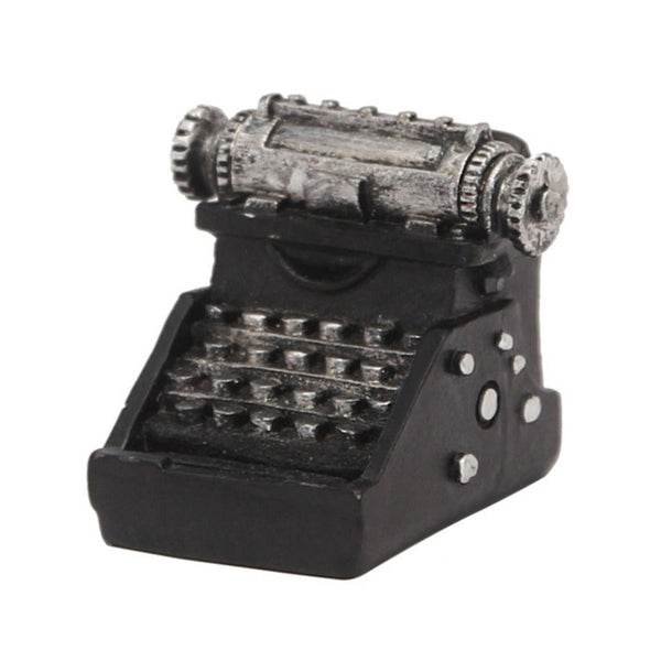 Antique Resin Typewriter Camera Piano Lamp Figurine Statue Sculpture Home Decor