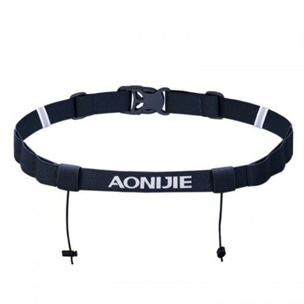 E4076 E4085 Running Race Number Belt Waist Pack Bib Holder For Triathlon Marathon Cycling Black Other Fitness Running & Yoga