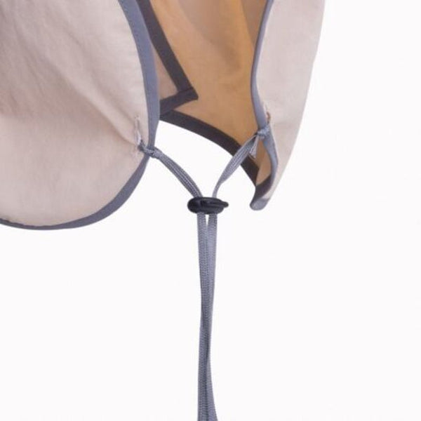 E4089 Fishing Hat Sun Visor Cap Outdoor Upf 50 With Removable Ear Neck Flap Cover Tan Hats