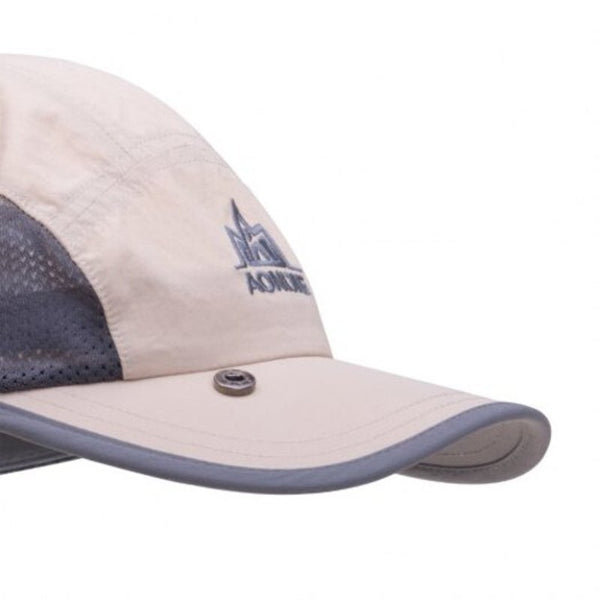 E4089 Fishing Hat Sun Visor Cap Outdoor Upf 50 With Removable Ear Neck Flap Cover Tan Hats