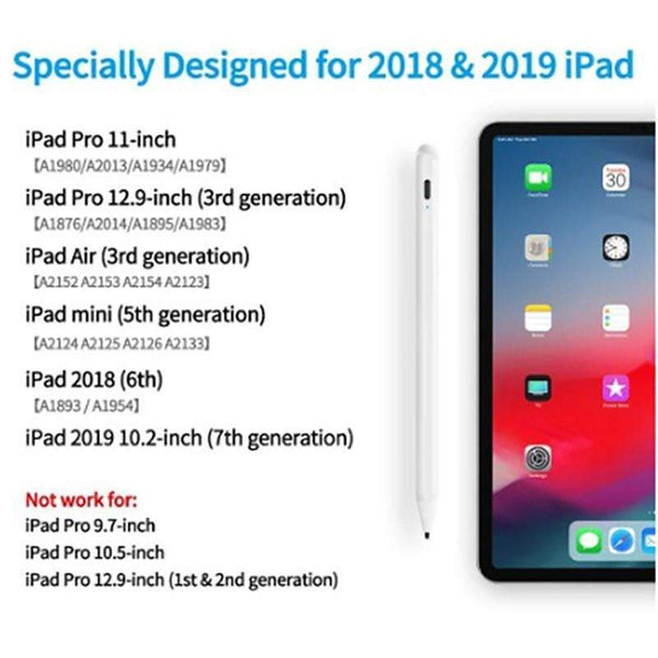 Stylus Pen For Apple Ipad Tablet Usb Rechargeable Styluses