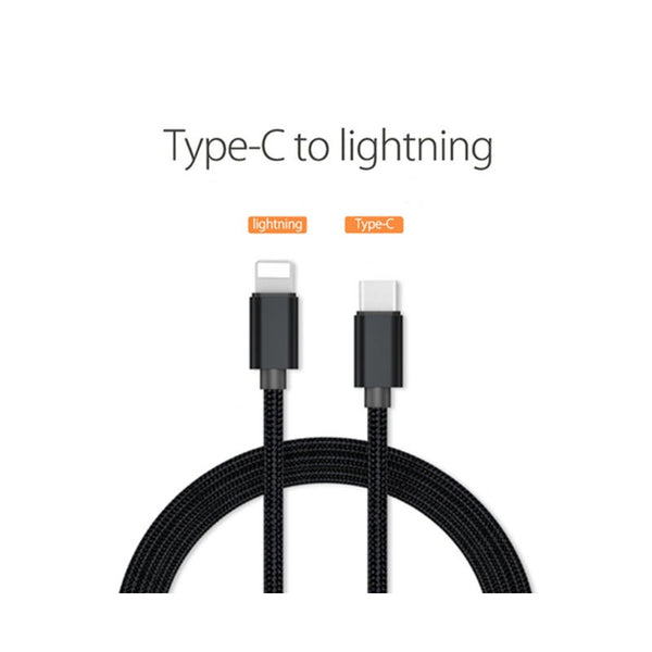 Type C To Lightning 20W Cable For Iphone Fast Charging Line Braided Tpe Cables & Adapters
