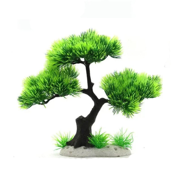 Aquarium Ornaments Simulation Plants Fish Tank Landscaping Decorations Plastic Water Flowers Trees Rocks Accessories Aquariums