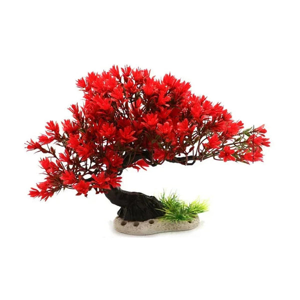 Aquarium Ornaments Simulation Plants Fish Tank Landscaping Decorations Plastic Water Flowers Trees Rocks Accessories Aquariums