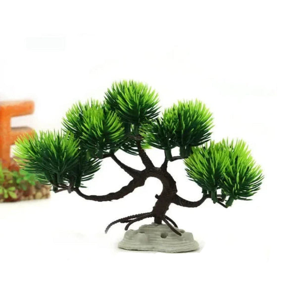 Aquarium Ornaments Simulation Plants Fish Tank Landscaping Decorations Plastic Water Flowers Trees Rocks Accessories Aquariums