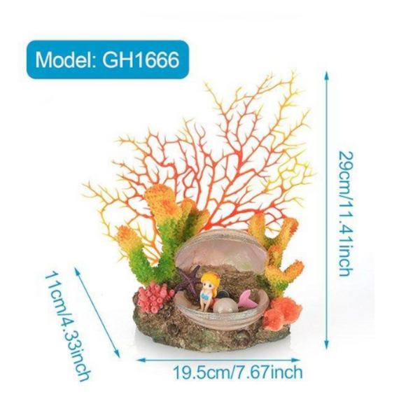 Aquarium Resin Coral Decorations For Fish Tank Marine Simulation Micro Landscape Gh1666 Aquariums