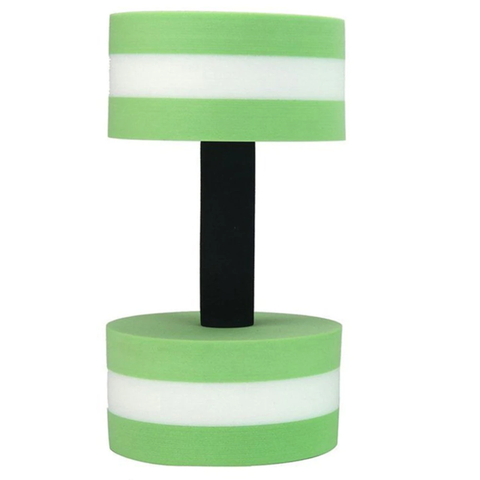 Aquatic Fitness Equipment Aquatic Dumbbells Yoga Fitness Water Foam Floating Barbell Green