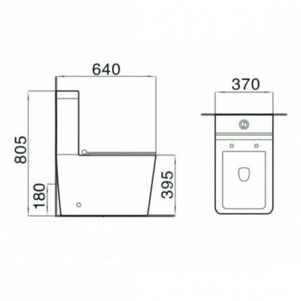 Belbagno Ardente R Rimless Toilet Suite Other Bathroom Accessories
