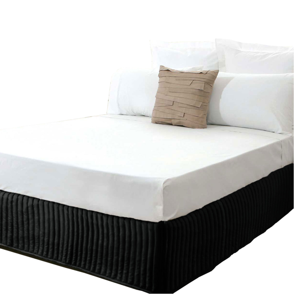 Other Bedding Ardor Quilted Valance Black