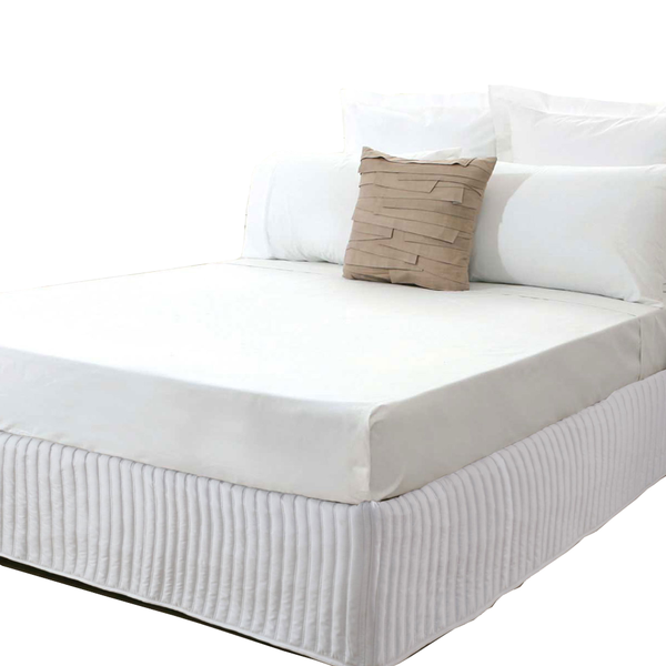 Ardor Quilted Valance White King Other Bedding