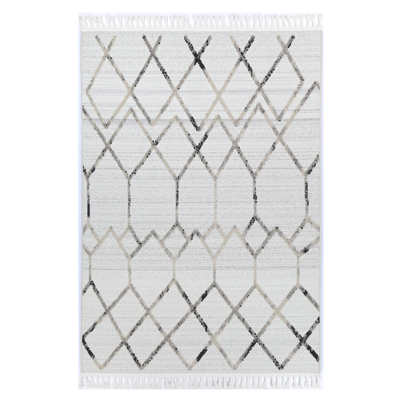 Brand Venture Rug Home Decor Ares 02 Cream Grey 160X230 Rugs