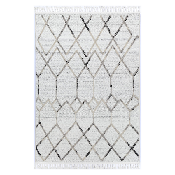 Rug Home Decor Ares 02 Cream Grey 200X290 Rugs