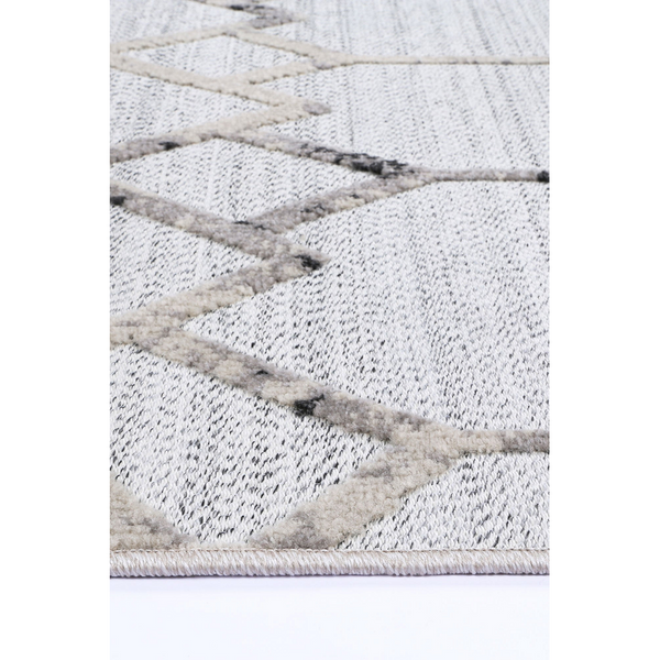 Rug Home Decor Ares 02 Cream Grey 200X290 Rugs