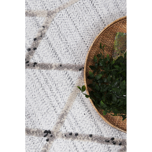 Rug Home Decor Ares 02 Cream Grey 200X290 Rugs