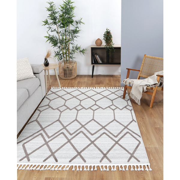Rug Home Decor Ares 03 Cream Beige 200X290 Rugs